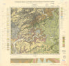 Geologische Karte von Preußen—Solingen—Nordrhein-Westfalen—Nazi stamp 1934 map