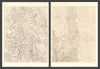 40th Parallel Survey Map I—Rocky Mountains—Topographical—Clarence King 1876