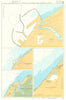 United Arab Emirates Ports—Dubai, Sharjah—#3714 Admiralty Chart 1976 (1991) map