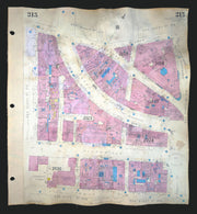 Goad London 213—W1—West End—Piccadilly Circus—Regent Street 1950 (1970) map