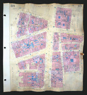 Goad London 221—W1—Soho—Regent St—Carnaby St—Liberty—Savile Row 1946 (1970) map