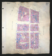 Goad London 223B—W1—Soho—Noel, Berwick, Wardour & Oxford Streets 1960 (1970) map