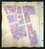 Goad London 224—W1—Soho Square—Dean, Wardour & Oxford Streets 1960 (1970) map