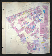 Goad London 43—EC1—Smithfield—St Bartholomew's Hosp—Cloth Fair 1950 (1969) map