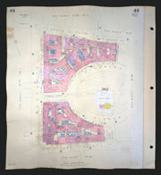Goad London 48—EC2—Finsbury Circus—Moorgate Station—London Wall 1935 (c1969) map