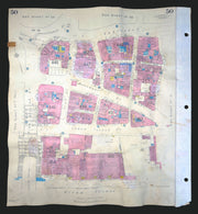 Goad London 50—EC3—Monument—London Bridge—Pudding Lane—Eastcheap 1947 (1969) map