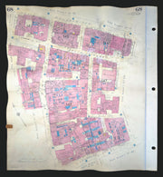 Goad London 68—EC3—Bevis Marks Synagogue—Baltic Exchange—Bury St 1943 (1969) map