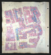 Goad London 70—EC2/E1—Spitalfields—Bishopsgate—Petticoat Lane 1961 (1969) map