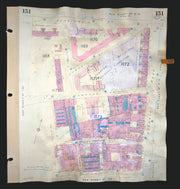 Goad London 131—EC1—Clerkenwell—Goswell Road—Compton Street 1936 (1970) map