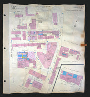 Goad London 137—EC1—Finsbury—Bunhill Fields—Bunhill Row—HAC HQ 1960 (1970) map