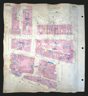 Goad London 198—WC1—Bloomsbury—Tottenham Court Road—Bedford Sq 1942 (1970) map