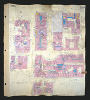 Goad London 199—WC1/W1—Bloomsbury—Tottenham Court Rd—Bedford Sq 1940 (1970) map