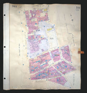 Goad London 311—E1/EC2—Spitalfields—Bishopsgate—Artillery Lane 1932 (1968) map