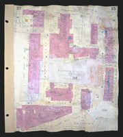 Goad London 23—EC2—Moorgate Stn—London Wall—Moor Lane—Fore St 1939 (1970) map