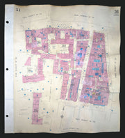 Goad London 31—EC4—Bouverie & Fleet Streets—Hoare's Bank 1954 (1968) old map