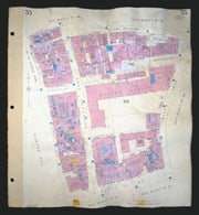 Goad London 33—EC4/WC2—Fleet Street—Fetter & Chancery Lanes 1962 (1969) map