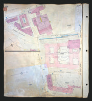 Goad London 236—SE1—Lambeth—St Thomas' Hospital—County Hall 1889 (1971) map