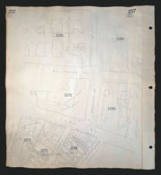Goad London 237—SE1—Waterloo—County Hall—York Road—Lying-in Hospital 1959 map