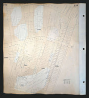 Goad London 239—SE1—South Bank—Waterloo Bridge—Belvedere Road 1889 (c1971) map