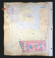 Goad London 240—SE1—South Bank—National Theatre site—NFT 1889 (c1971) old map
