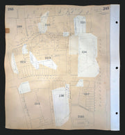 Goad London 243—SE1—Blackfriars Road—Hatfields—Christ Church 1925 (c1971) map