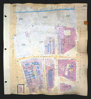 Goad London 243—SE1—Southwark—Blackfriars Road—Sainsbury's HQ 1925 (1971) map