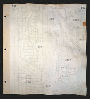 Goad London 244—SE1—Bankside—Hopton's Almshouses—Railway goods depot 1950 map