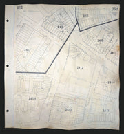 Goad London 252—SE1—Borough High St—Trinity Church Sq—Merrick Square 1943 map