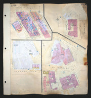 Goad London 276B—SE1—Southwark—College of Printing—Borough Road 1889 (1971) map