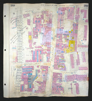 Goad London 289—SE17—Walworth Road—East Street—Newington Baths 1901 (1971) map