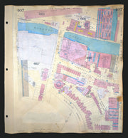 Goad London 407—NW1—Camden Town—Regent's Canal—Oval Road 1954 (1970) old map