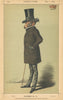 VANITY FAIR SPY CARTOON Viscount Sydney 'He received the Royal Commands…' 1869