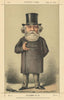 VANITY FAIR SPY CARTOON Austen Layard 'He combines the love of truth…' 1869