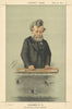 VANITY FAIR SPY CARTOON George Whalley 'The great believer in Roman…' 1871