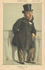 VANITY FAIR SPY CARTOON William Henry Gregory 'An art critic' Ceylon. Coïdé 1871