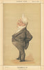 VANITY FAIR SPY CARTOON Louis Adolphe Thiers 'Faute-de-mieux Premier' 1872