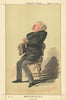 VANITY FAIR SPY CARTOON Alexander Kinglake 'Not an MP' Travel Writer 1872