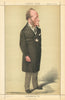 VANITY FAIR SPY CARTOON Gathorne Hardy 'Conservative' Yorks. By Cecioni 1872