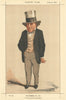 VANITY FAIR SPY CARTOON Edward Bouverie. He did not decline the Speakership 1872