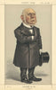 VANITY FAIR SPY CARTOON Charles Francis Adams 'An Arbitrator' USA. By Nast 1872