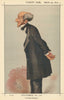VANITY FAIR SPY CARTOON John Stuart Mill 'A Feminine Philosopher' Literary 1873