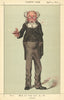 VANITY FAIR SPY CARTOON Anthony Trollope 'A Novelist' Writer Author 1873 print
