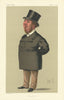 VANITY FAIR SPY CARTOON George Sclater-Booth 'The safe man' Hants. Ape 1874