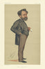 VANITY FAIR SPY CARTOON Edward James Reed 'Naval Construction' Wales. Ape 1875