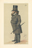 VANITY FAIR SPY CARTOON 3rd Duke of Buckingham & Chandos 'a safe Duke'. Ape 1875