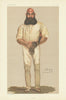 VANITY FAIR SPY CARTOON W.G. (William Gilbert) Grace 'Cricket' Batsman 1877