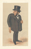 VANITY FAIR SPY CARTOON Joseph Gillis Biggar 'Irish obstruction' Ireland 1877