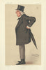 VANITY FAIR SPY CARTOON Sir Francis Hastings Charles Doyle 'Poetry' Writers 1877