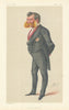 VANITY FAIR SPY CARTOON Sir John Lintorn Arabin Simmons 'Fortifications' 1877