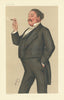 VANITY FAIR SPY CARTOON Edward Hodgson Yates 'The World' Journalist 1878 print